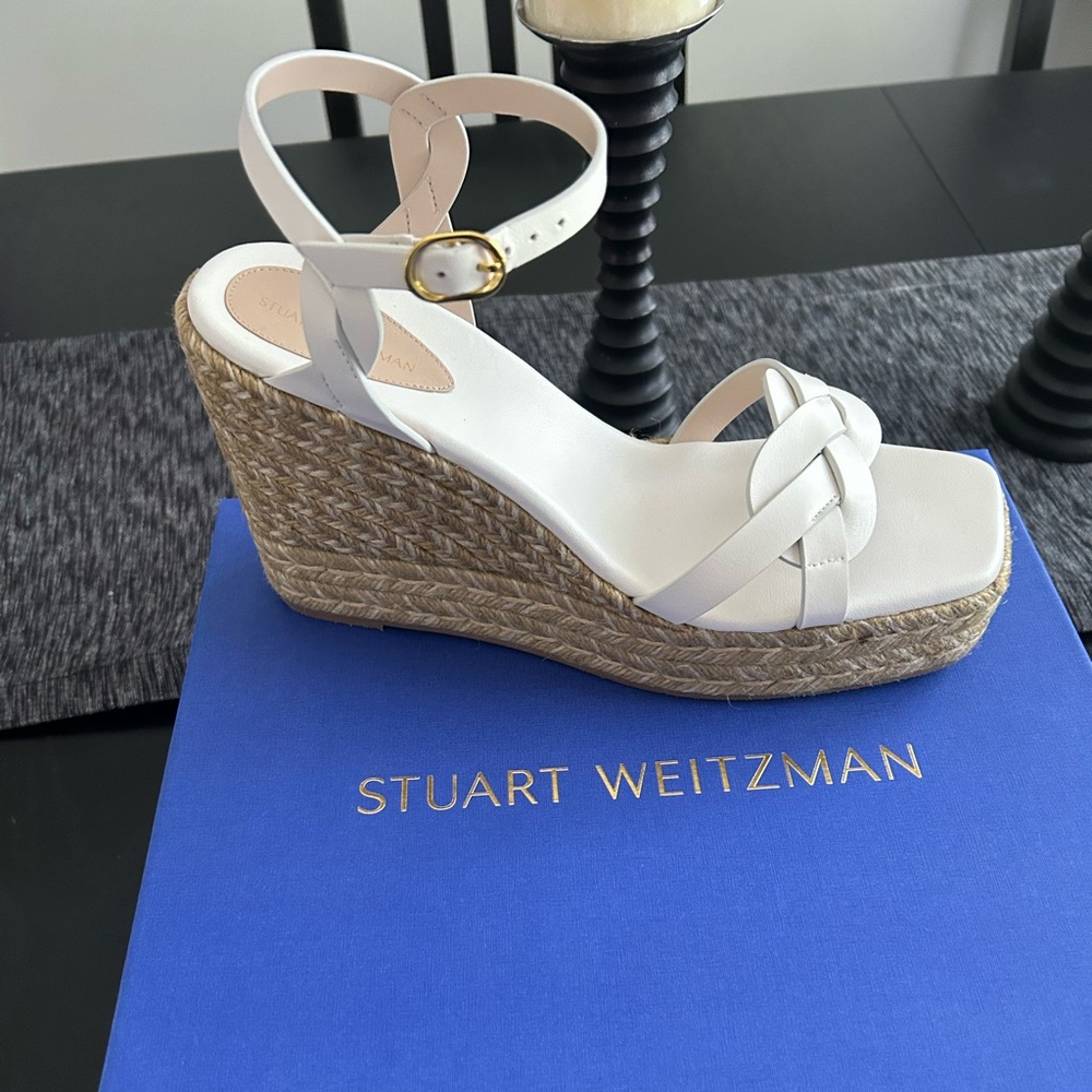 Like new, worn once Stuart Weitzman wedge